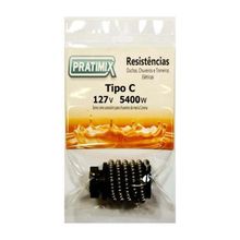 Resistência Duchinha Corona 5400W - Acessório Chuveiro Corona - Altura 18cm Largura 10,5cm 110V