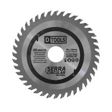 Serra Circular 110mm 40 Dentes Metal Duro - Cortes Rápidos Em Madeira