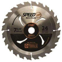 Serra Circular Speed Pro 7 1-4'' 24 Dentes - Dtools Para Corte Rápido