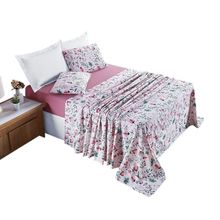 Jogo De Lençol Solteiro Alycia Micropercal 3pç 100% Poliéster - Both