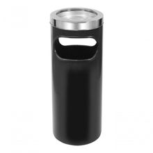 Cinzeiro Lixeira Plástico Com Aro Em Aço Inox 22l