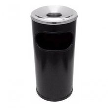 Cinzeiro Lixeira Coleta De Bituca Para Fumódromo Esmaltada