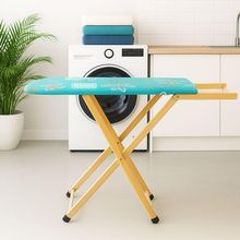 Mesa Tábua De Passar Roupas Madeira Tecido Térmico Com Tomada