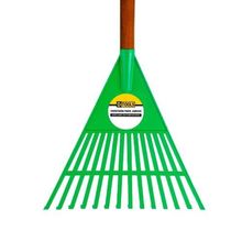 Vassoura Plástica 14 Dentes Com Cabo 340mm Magnífica Verde - Dtools