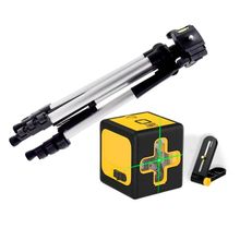 Kit Mini Nível Laser 20m Com Tripé 2 Linhas E Bateria Recarregável