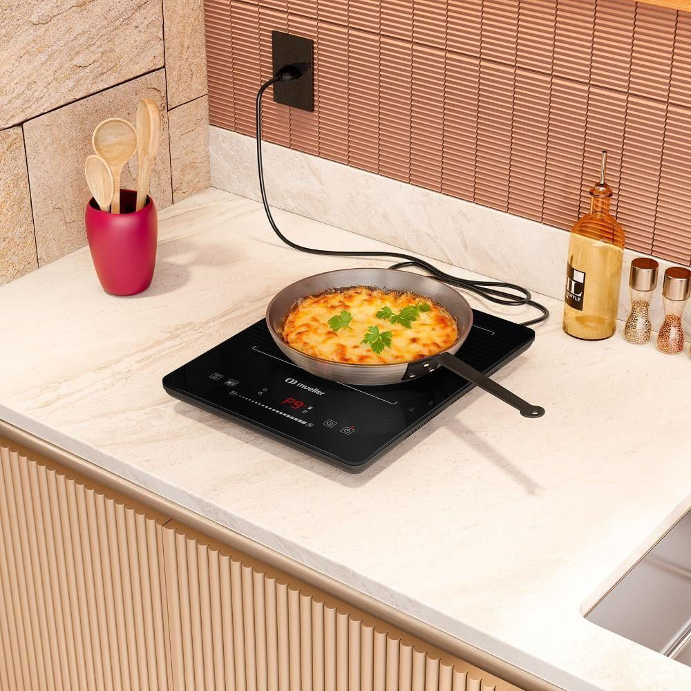 Cooktop De Indução Portátil Mueller 1 Boca MCN1BK Bivolt - Shop Coopera