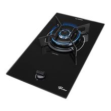 Cooktop A Gás Fischer 1 Boca Tripla Chama Fit Line Trempe Iron Bivolt