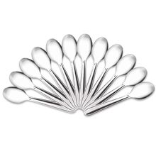 Jogo de Colheres de Café Brinox Turim 12 Peças Aço Inox Polido com Friso