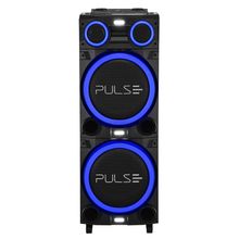 Caixa de Som Torre Multilaser Pulse Double SP156 Bluetooth 2700W RMS Luz LED Bivolt