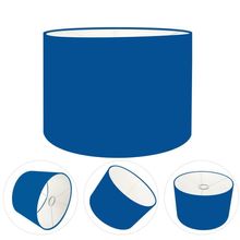 Cúpula Abajur Cilíndrica Cp-7020 ø45x21cm Azul Marinho