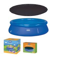 Piscina Redonda 3400 Litros Inflável Splash Fun com Capa Mor