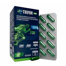 Suplemento Alimentar Biolab Trifor 40mg + 80mg + 900mg 60 Cápsulas