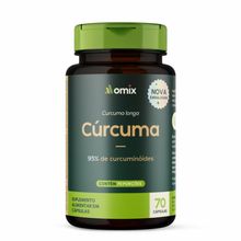 Suplemento Alimentar Cúrcuma Omix 70 Cápsulas