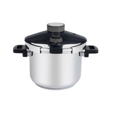 Panela de Pressão Presto Tramontina em Aço Inox 6L Fundo Triplo com 5 Sistemas de Segurança