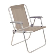 Cadeira de Praia Tramontina Samoa Alta Camurça em Alumínio