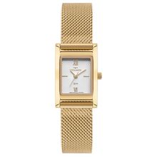 Relógio Technos Feminino Ref: 2035nde/1k Elegance Mesh Retangular Dourado