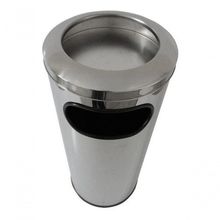 Cinzeiro Lixeira Em Aço Inox Com Aro Em Inox 50 L