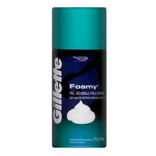 Espuma De Barbear Gillette Foamy Sensitive 175g
