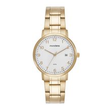 Relogio Mondaine Feminino Ref: 99832lpmvda1 Social Aço Dourado