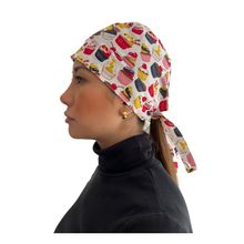 Bandana Cupcake - Tricoline tamanho unico - Divertida