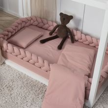 Trança Protetora para Berço e Cama Percal Rosê