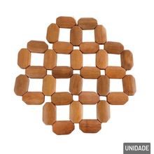 Descanso de Panela 15x15cm Bambu Formatos - Tudo em Caixa