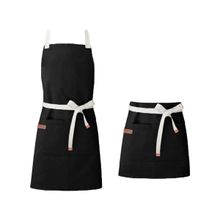 Avental Preto e Cintura Cafeteria Barbearia Bistro Bar 2un