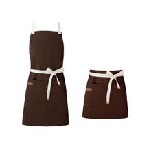Avental Marrom e Cintura Cafeteria Barbearia Jardinagem 2un