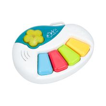 Brinquedo Teclado Musical Bebê Unissex Verde/Branco-Pimpolho