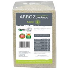 Arroz Cateto Curto Branco Orgânico Solst 1kg