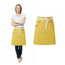 Avental de Cintura Amarelo Bistro Bar SPA Atelie Vegano 10un