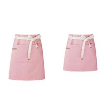 Avental de Cintura Rosa Cafeteria Sorveteria Salao SPA 2un