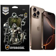 Kit Película Hydrogel HD Frontal + Traseira para iPhone 16 Pro Max - Proteção Completa - Gshield