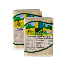 Kit 2X: Arroz Cateto Polido Orgânico Coopernatural 500g