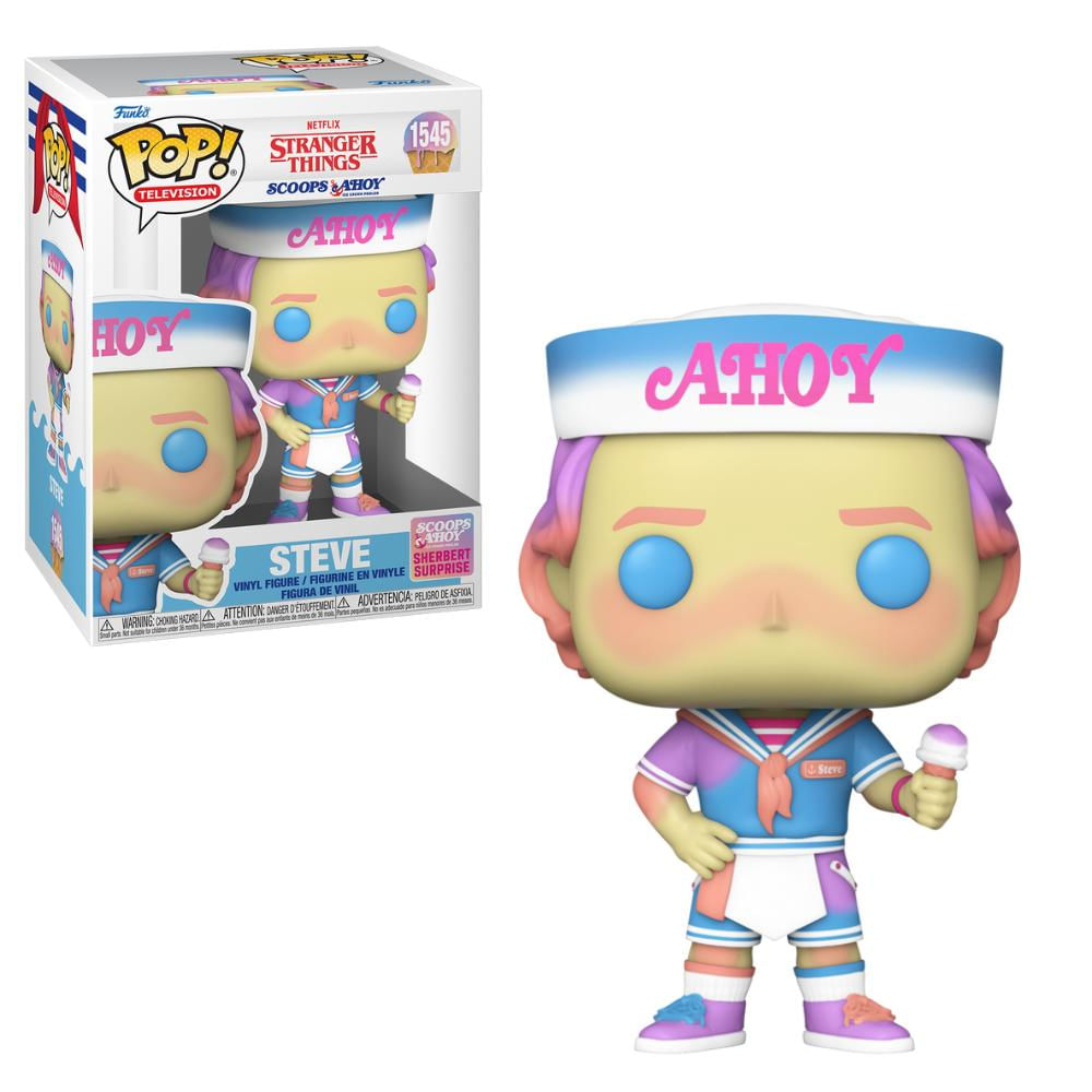 Funko Pop Stranger Things 1545 Steve (Scoops Ahoy) - Shop Coopera