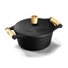 Caçarola Tradição Ferro T Vidro Panela Mineira AM 26cm 4,5L