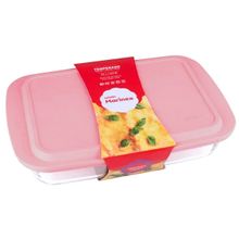 Assadeira Lasanheira Marinex com Tampa Rosa 3,7 Litros - Nadir R6537