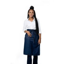 Avental de Cintura Unisex em  Blue Jeans - Azul 100% algodão