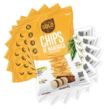 Kit 6X: Chips de Mandioca Assado Solo Snacks 42g