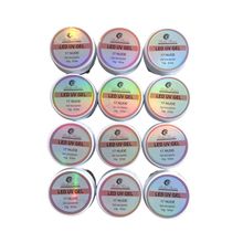 12 Unidades De Gel Led Uv Esculpidor De Unhas Acrigel Cor Pink Nude