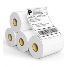 10 Rolos Etiqueta 10x15 100x150 Térmica Serrilha Economy