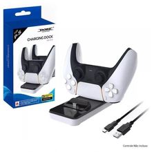 Base Carregadora Duplo De Mesa Para Controle Ps5 - Charging Dock Station