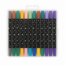 Canetas Para Colorir Com Glitter 2 Pontas – 48 Cores Vibrantes