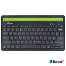 Teclado Bluetooth 3.0 2.4 Ghz Dynamic Smart Abnt Com Suporte Para Tablet Ou Celular - Preto - Dt200