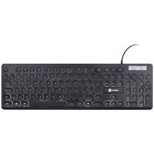 Teclado Chocolate Slim Multimidia Teclas Redondas Led Branco 1.8 Metros Usb - Tc200