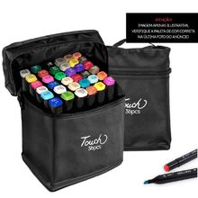 Kit 36 Canetas Marcadoras Ponta Dupla ? Criatividade