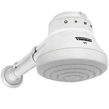 Ducha Faminho 4 Temperaturas Com Cano De 30cm Branco 127 Volts 5400 Watts - 3858 - Fame