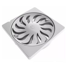 Grelha Abre E Fecha Dn150 Quadrada Titânio - 27501532 - Tigre Grelha Abre-fecha Dn150 Quadrada Titan 27501532