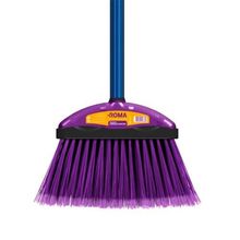 Vassoura Multiuso Interna Com Cerdas Macias E Cabo - Roma