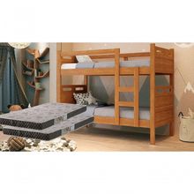 Beliche Jaspe Com 2 Colchões - Conforto E Estrutura Reforçada Nature